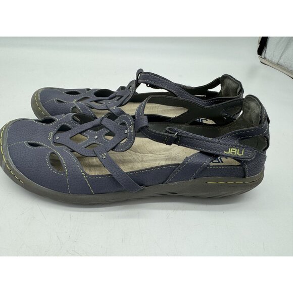 JBU by Jambu Women Sydney Mary Jane Sandals Size 10M Blue Slip On Casual Leather - Picture 12 of 14